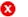 The Error icon for the logging severity type 