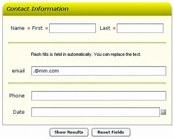 Form that uses a skin and styles to control its appearance